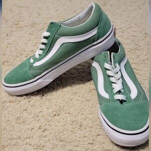 Green Old Skool Vans